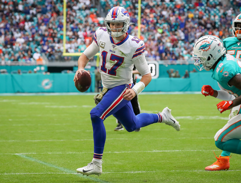 Buffalo Bills establish the run early against Miami Dolphins to