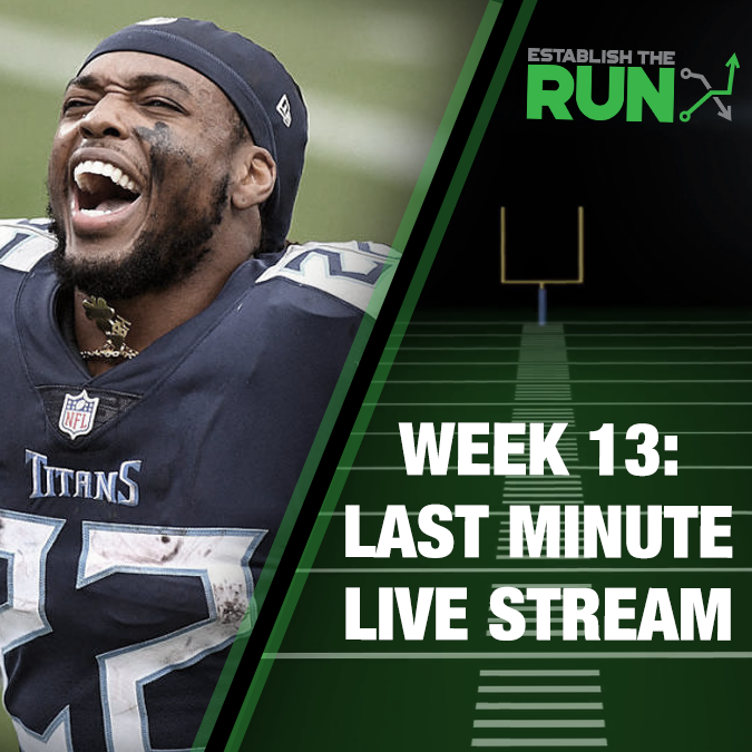 Silva and Levitan Last Minute Live Stream: Week 13, Live Stream at 11:45am ET