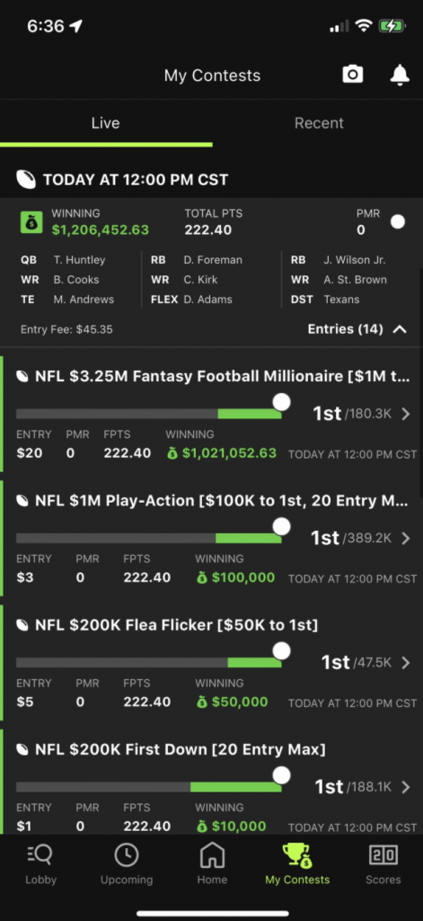 DraftKings 2022 NFL Best Ball $5 Milly Maker Strategy