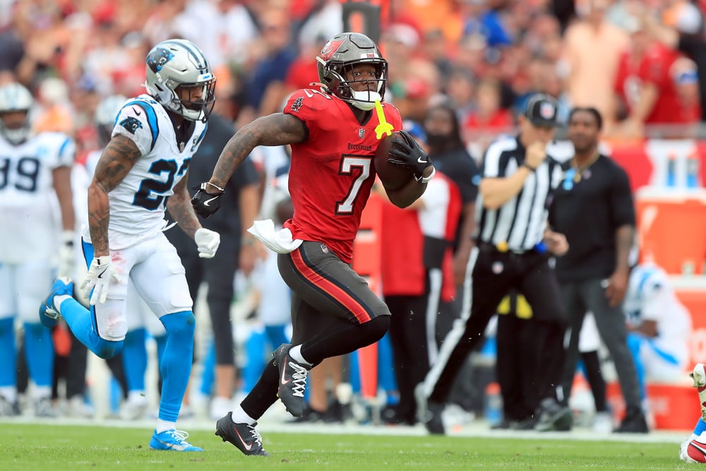 Sunday Showdown Fantasy-Point and Ownership Projections: Commanders at Buccaneers