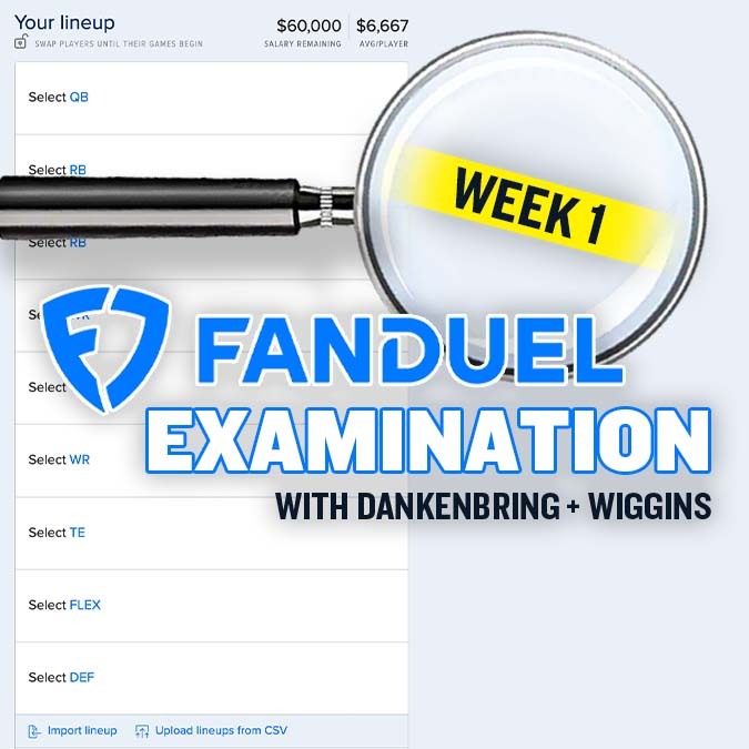 FanDuel Examination: Week 1