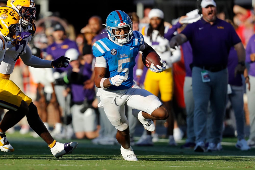 CFB DFS Top Plays: Week 10 (Saturday Night)